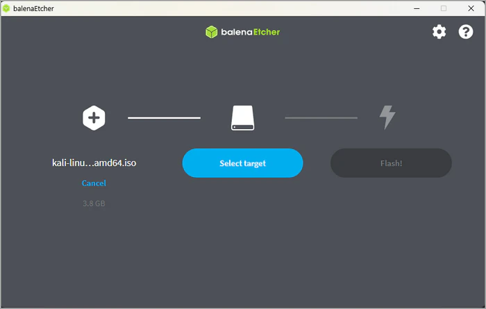 flash the Android ROM in balenaEtcher