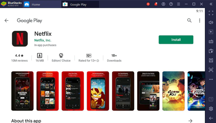 bluestacks download netflix