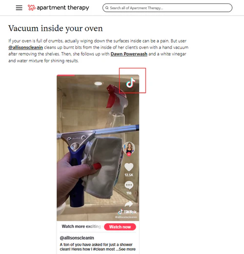 apartment therapy tiktok