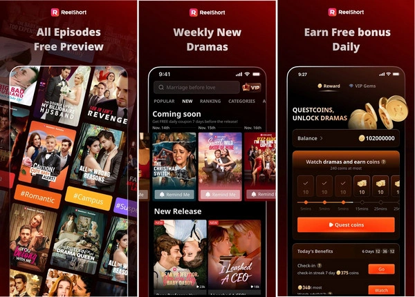 ReelShort Short Drama App