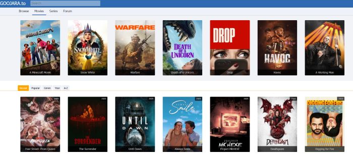hdtoday alternatives Goojara