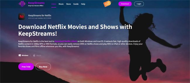 keepstreams best netflix downloader for pc