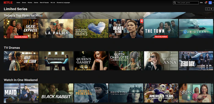 limited series netflix