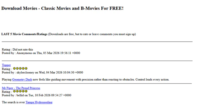 public domain torrents