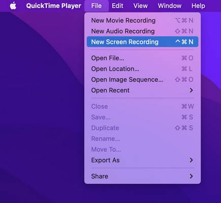 free record youtube live on mac QuickTime Player