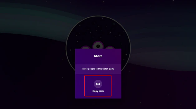 share link in scener