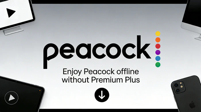 how to watch peacock offline without premium plus