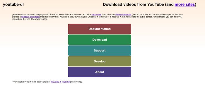 YouTube-dl download youtube videos keepvid alternative
