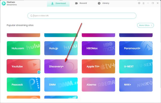 Main interface