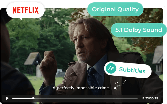 keep netflix audio and subtitles