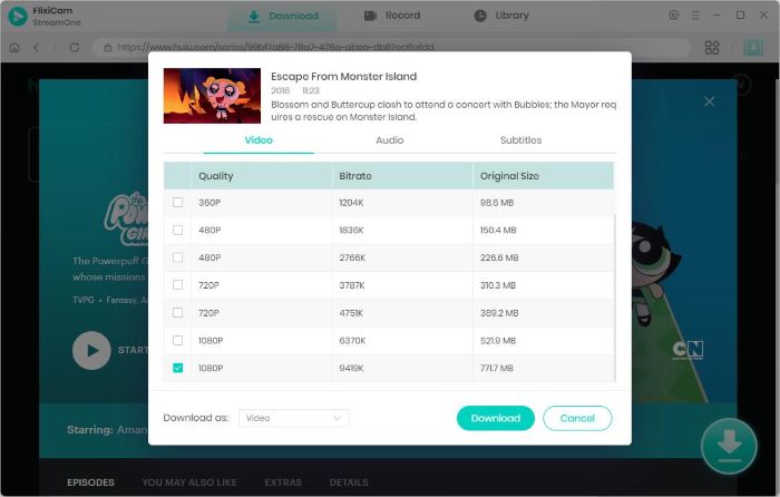 advanced download videos