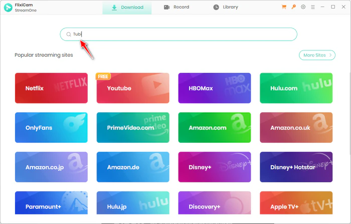 tubi page