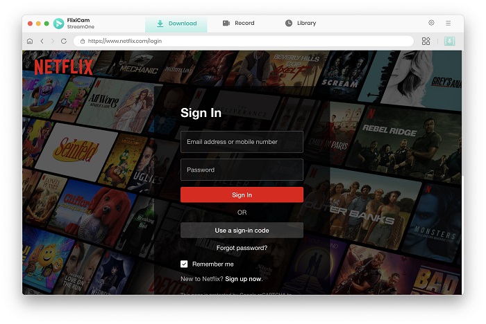 add netflix video
