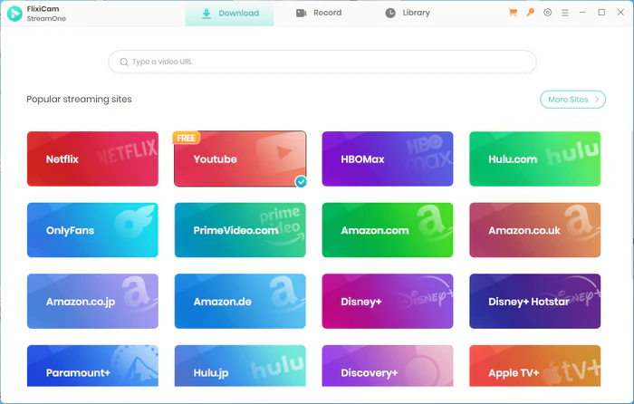 main interface