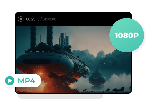record 1080p videos in mp4